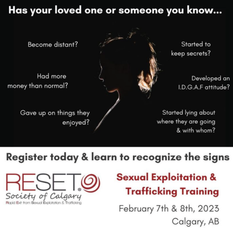 Sexual Exploitation & Trafficking Training - RESET